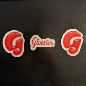 3 Glossier Logo Stickers from Store in NYC